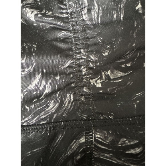 Lululemon Speed Tight II Full Luxtreme Pockets Ruched Leggings Black Swirl Sz 6 - Picture 16 of 16